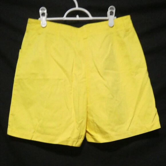 JONES NEW YORK SPORT | size 10 | Classic Yellow Denim Summer Shorts | Cotton - Picture 2 of 14